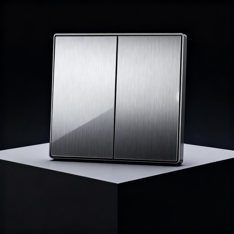 铝拉丝经典智能面板